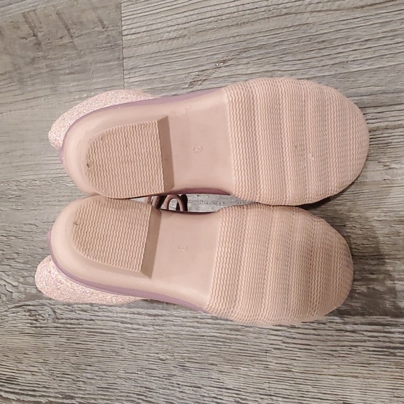 Jessica Carlyle Lace Up Glitter Duck Boots Size 3 - Picture 8 of 9